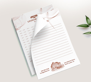 custom printed notepads